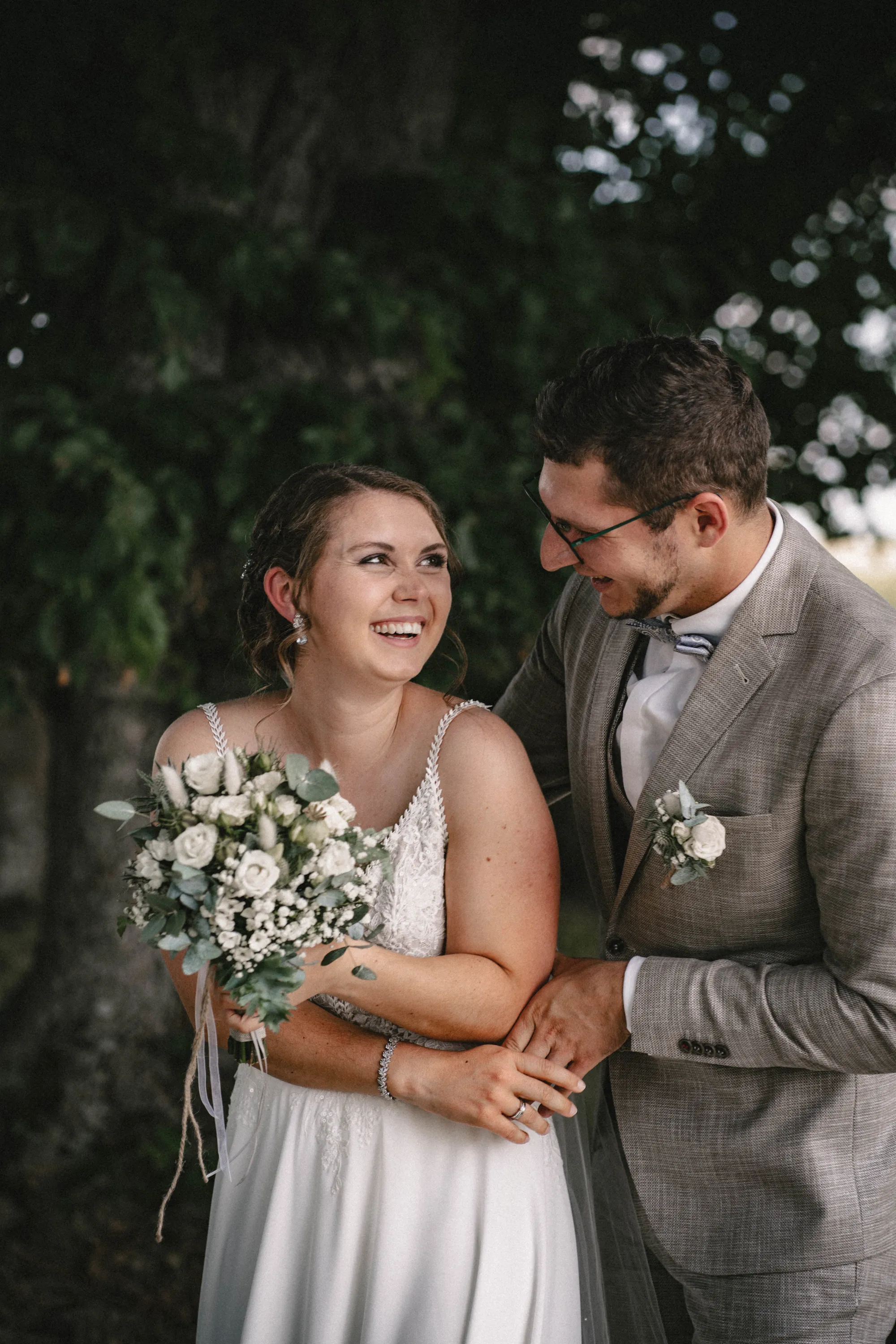 Portrait von Braut mit Hut